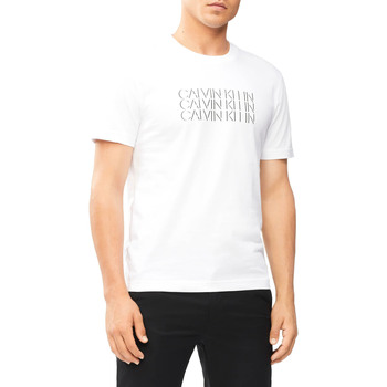 Textil Homem T-Shirt mangas curtas Calvin Klein Jeans K10K107158 Branco