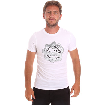 Textil Homem T-shirts e Pólos Roberto Cavalli HST64B Branco