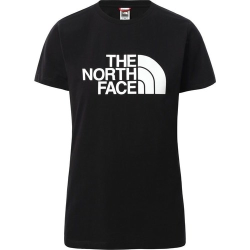 Textil Mulher T-Shirt mangas curtas The North Face Easy Tee Preto
