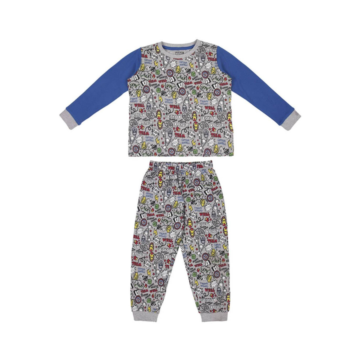 Textil Rapaz Pijamas / Camisas de dormir Avengers 2200006345 Cinza