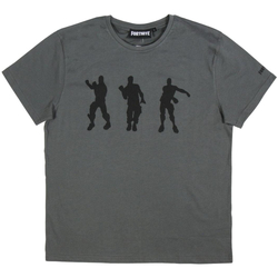 Textil Homem T-Shirt mangas curtas Fortnite 2200005063 Gris