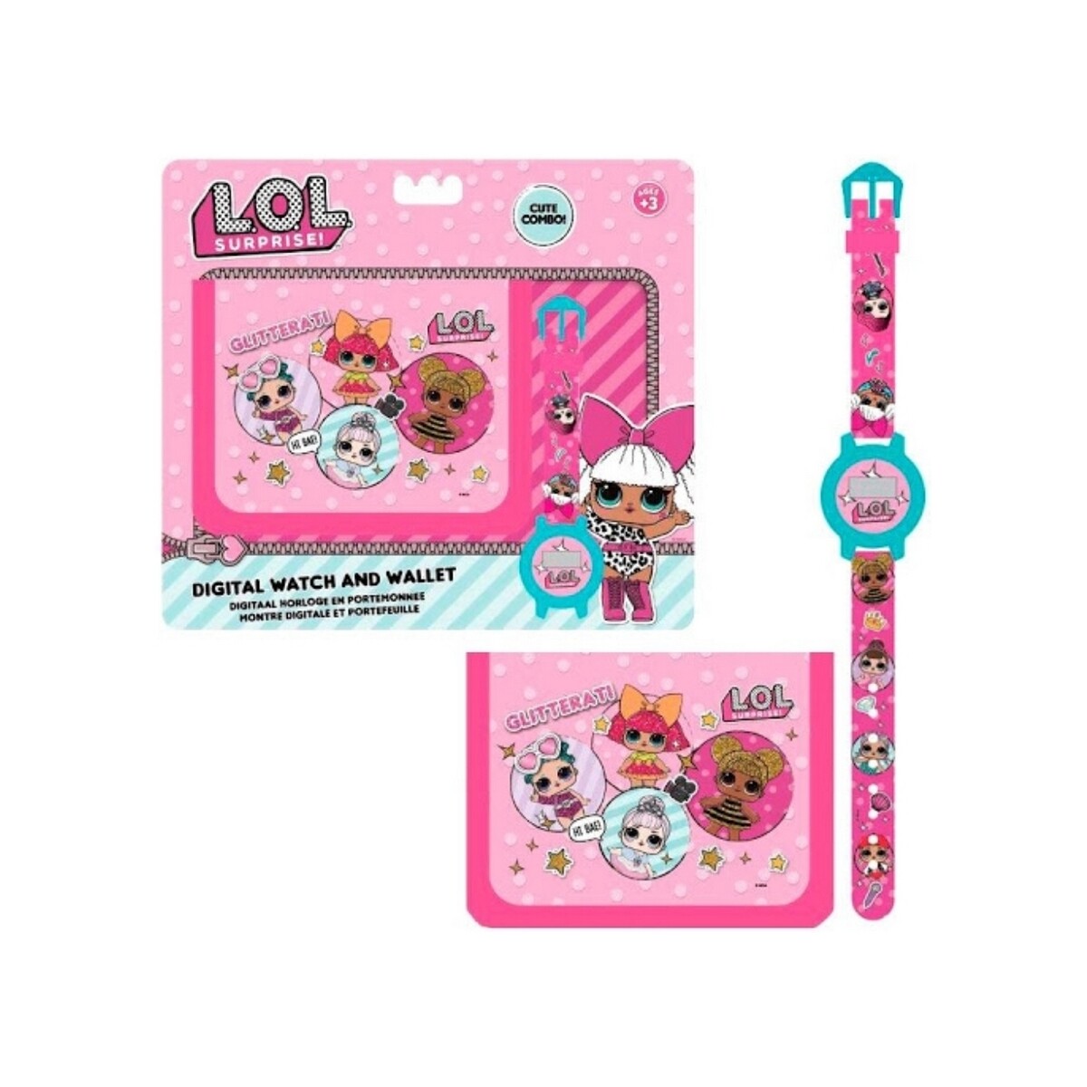 Relógios & jóias Rapariga Relógios Digitais Lol DI2107LOL Rosa