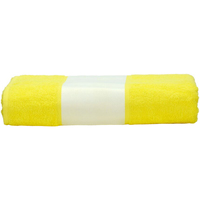 Casa Toalha e luva de banho A&r Towels 50 cm x 100 cm RW6040 Amarelo Brilhante