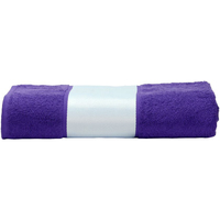 Casa Toalha e luva de banho A&r Towels 50 cm x 100 cm RW6040 Púrpura