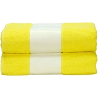 Casa Toalha e luva de banho A&r Towels RW6041 Amarelo Brilhante