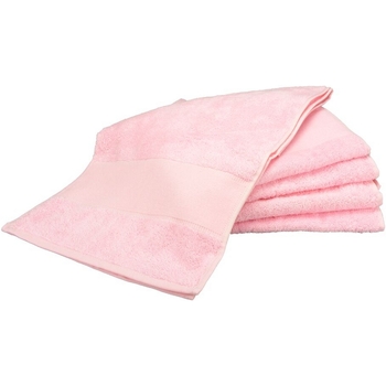 Casa Toalha e luva de banho A&r Towels RW6038 Rosa claro