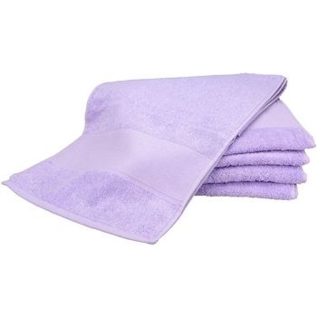 Casa Toalha e luva de banho A&r Towels RW6038 Púrpura claro