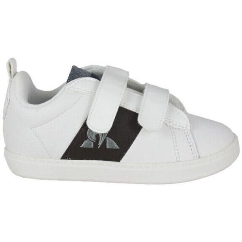 Sapatos Criança Sapatilhas Le Coq Sportif 2120031 OPTICAL WHITE/DARK BROWN Branco