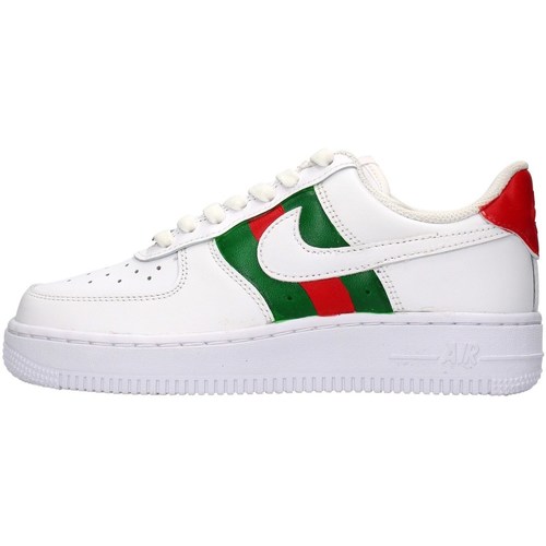Sapatos Tamancos Nike Platinum GREEN AND RED Branco