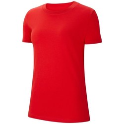 Textil Mulher T-Shirt mangas curtas Nike Wmns Park 20 Vermelho