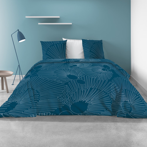 Casa Conjunto de roupa de cama Descubra as nossas exclusividades BAYOU Azul