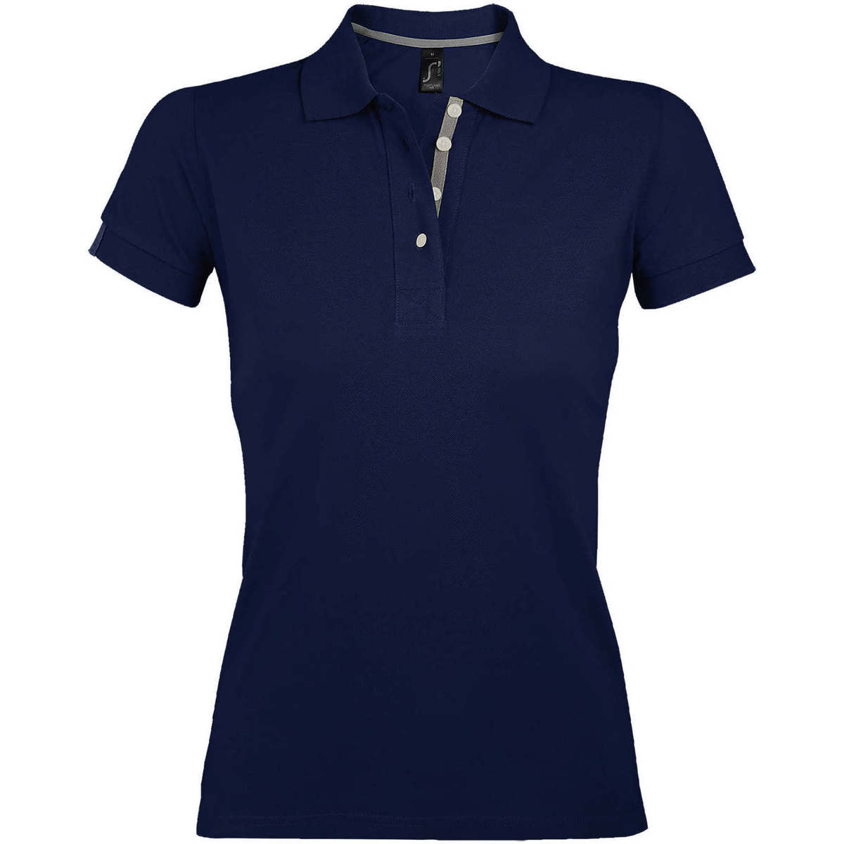 Textil Mulher Polos mangas curta Sols PORTLAND POLO MUJER-100% algodón Ringspun Azul