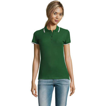 Textil Mulher Herman & Sons Sols PRACTICE POLO MUJER Verde