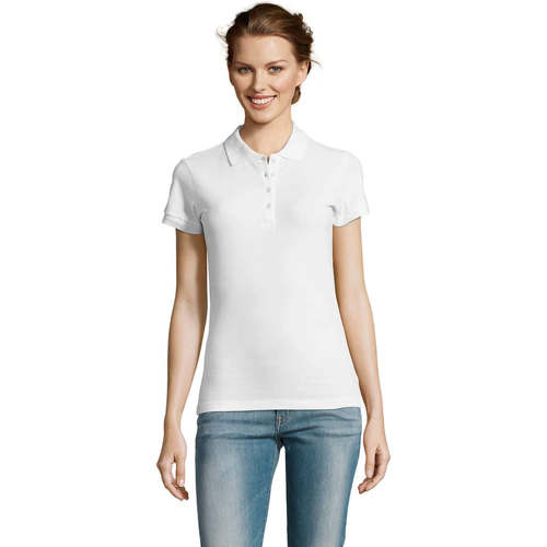 Textil Mulher The Dust Company Sols PEOPLE POLO MUJER Branco