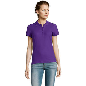 Textil Mulher Herman & Sons Sols PEOPLE POLO MUJER Burdeo