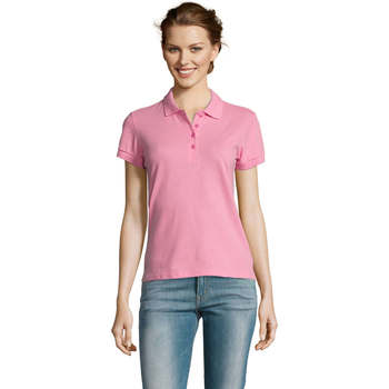 Textil Mulher Herman & Sons Sols PEOPLE POLO MUJER Rosa