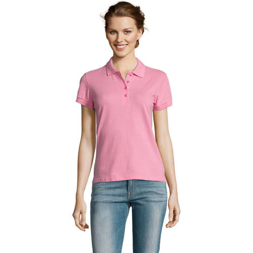 Textil Mulher Polos mangas curta Sols PEOPLE POLO MUJER Rosa