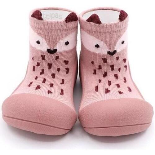 Sapatos Criança Pantufas bebé Attipas Hedgehog - Navy - Pink Rosa