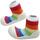 Sapatos Criança Pantufas bebé Attipas Rainbow - White Multicolor