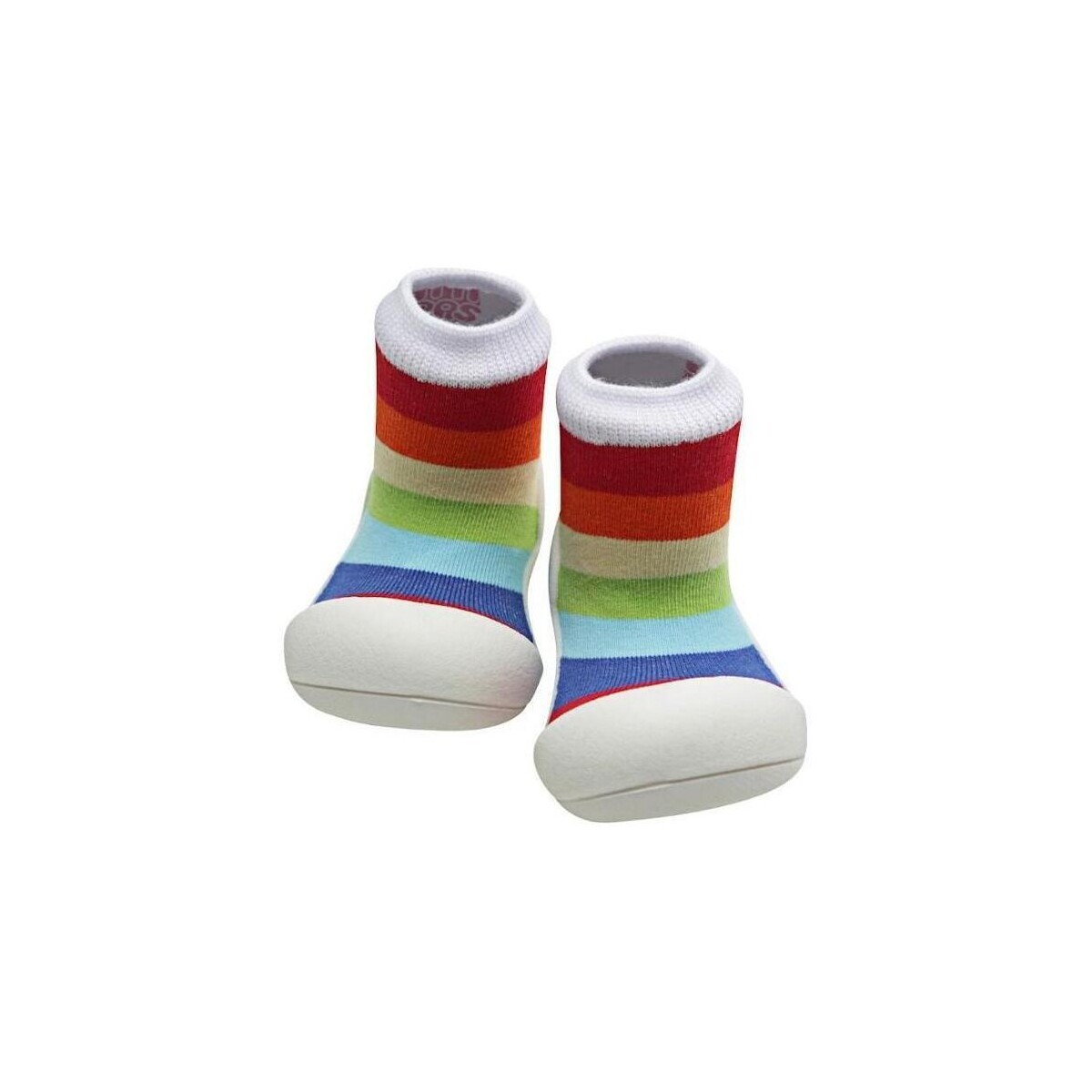 Sapatos Criança Pantufas bebé Attipas Rainbow - White Multicolor