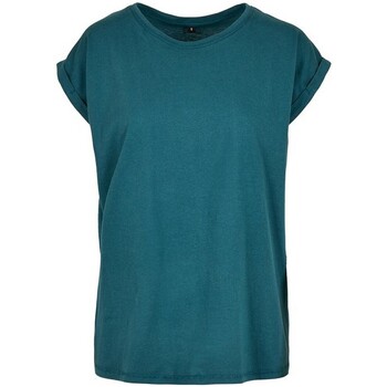 Textil Mulher T-Shirt mangas curtas Build Your Brand Extended Teal