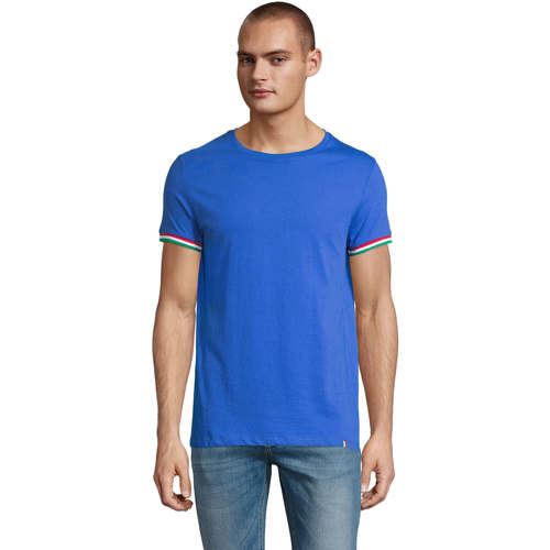 Textil Homem T-Shirt mangas curtas Sols CAMISETA MANGA CORTA RAINBOW Azul