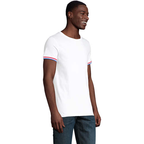 Sols CAMISETA MANGA CORTA RAINBOW-100% algodón semi-peinado Branco