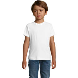 Textil Rapaz T-Shirt mangas curtas Sols REGENT FIT CAMISETA MANGA CORTA Branco
