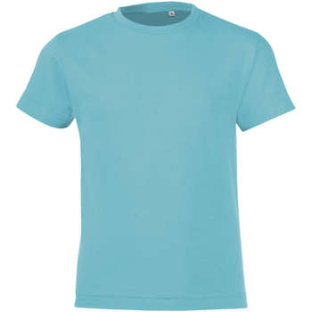 Textil Rapaz T-Shirt mangas curtas Sols REGENT FIT CAMISETA MANGA CORTA Azul