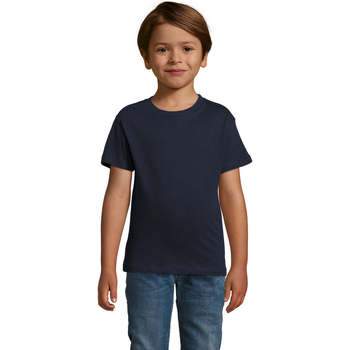 Textil Criança T-Shirt mangas curtas Sols REGENT FIT CAMISETA MANGA CORTA Azul