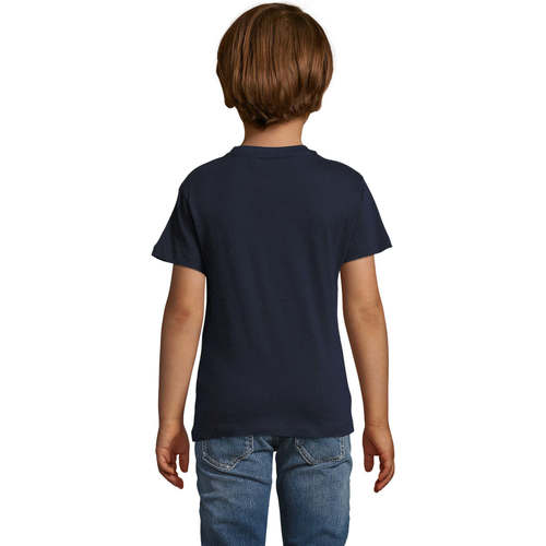 Sols REGENT FIT CAMISETA MANGA CORTA DE NIÑOS EN ALGODÓN Azul