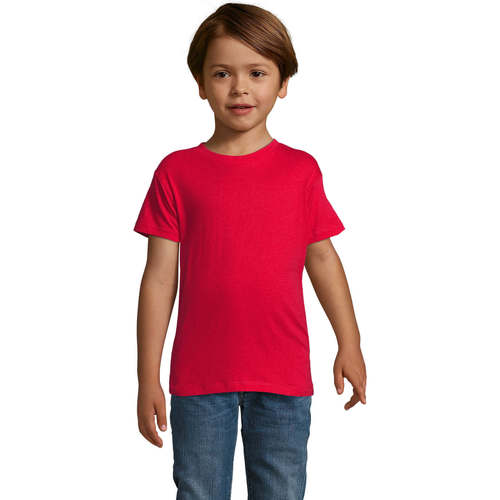 Textil Criança Regent Fit Camiseta Manga Sols REGENT FIT CAMISETA MANGA CORTA Vermelho