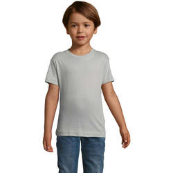 Textil Criança T-Shirt mangas curtas Sols REGENT FIT CAMISETA MANGA CORTA Cinza