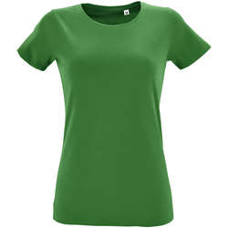 Textil Mulher T-Shirt mangas curtas Sols REGENT FIT CAMISETA MANGA CORTA Verde