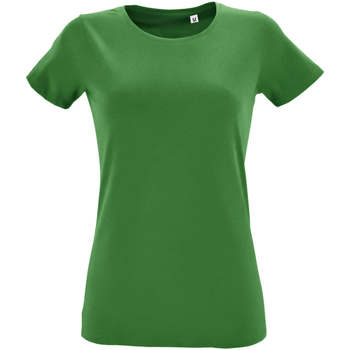 Textil Mulher T-Shirt mangas curtas Sols REGENT FIT CAMISETA MANGA CORTA Verde