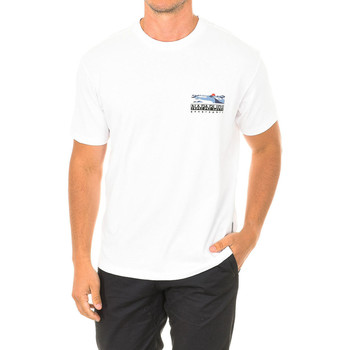 Roupa de interior Homem T-shirts e Pólos Napapijri NP0A4EO9-F2E Branco