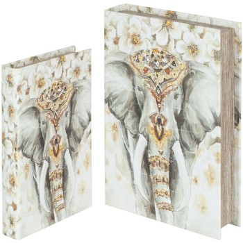 Casa Cestos e Caixas decorativas  Signes Grimalt Elephant Book Boxes Set 2U Multicolor