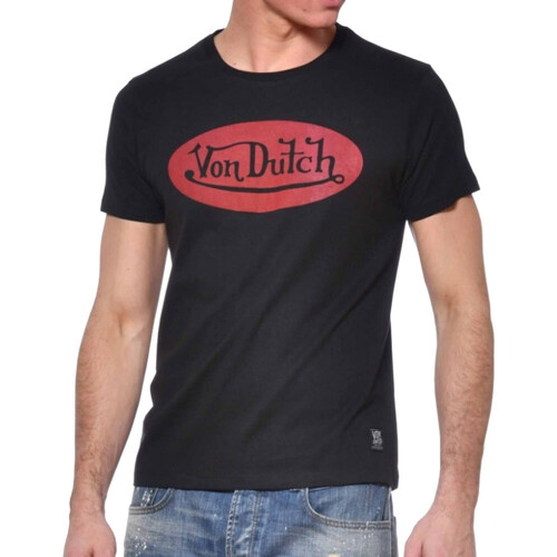 Textil Homem T-shirts e Pólos Von Dutch  Preto
