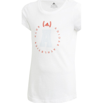 Textil Rapariga T-shirts e Pólos adidas laptop Originals  Branco