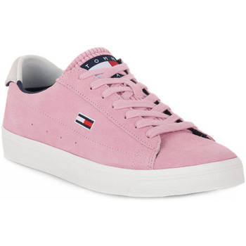 Sapatos Mulher Sapatilhas Tommy Hilfiger TOV SUEDE LOW Rosa