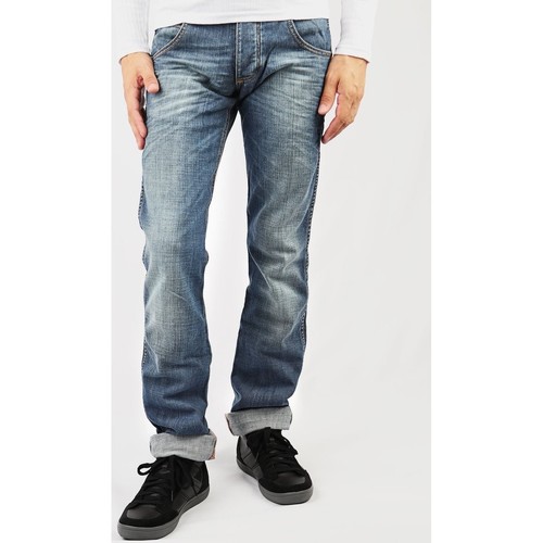Textil Homem Marca emblemática de calças jeans slim Wrangler Sencer W184EY20S Azul