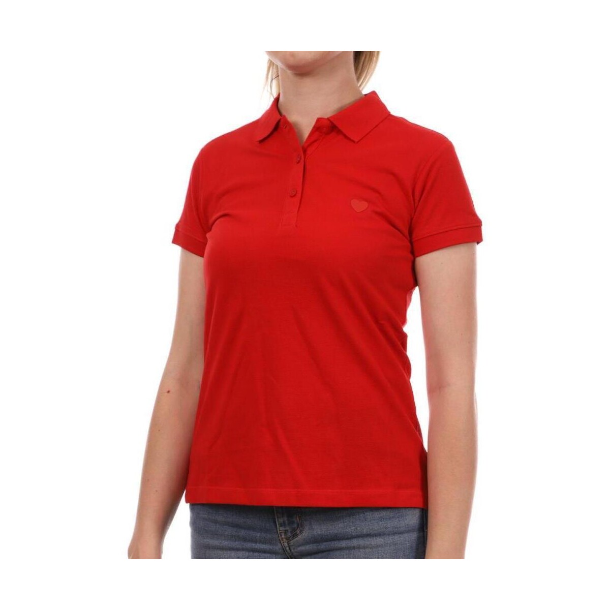 Textil Mulher T-shirts e Pólos Teddy Smith  Vermelho