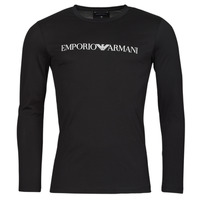 Textil Homem Das logo-print shirt könnt ihr für Emporio Armani 8N1TN8 Preto