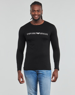 Textil Homem T-shirt mangas compridas Emporio Armani 8N1TN8 Preto