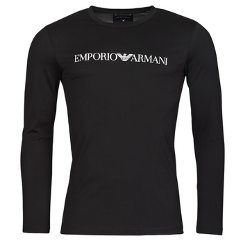 Textil Homem T-shirt mangas compridas Emporio Armani 8N1TN8 Preto