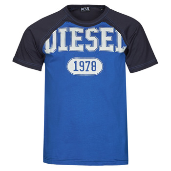 Textil Homem T-Shirt mangas curtas Diesel T-RAGLEN Azul