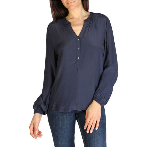 Textil Mulher camisas Tommy Hilfiger - xw0xw01170 Azul