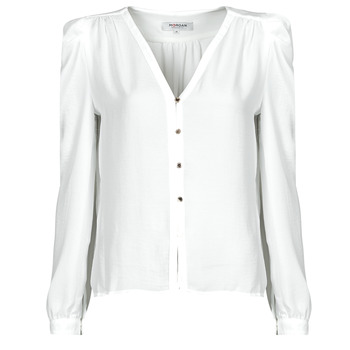 Textil Mulher camisas Morgan CWORK Branco