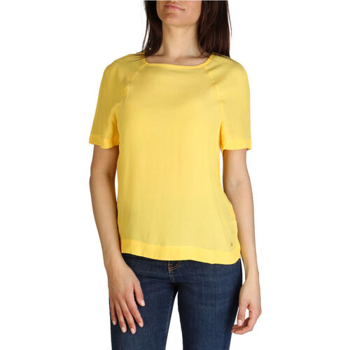 Textil Mulher Arch Tie Dye T Shirt Tommy Hilfiger - xw0xw01059 Amarelo