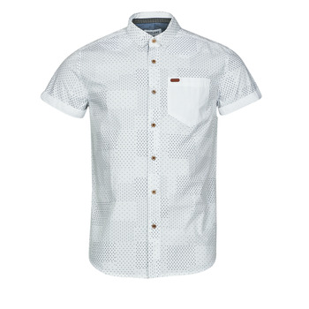 Textil Homem Camisas mangas curtas Deeluxe ETHNIC SH M Branco